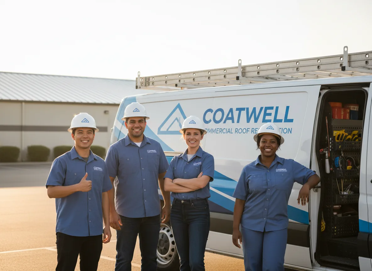 Commercial roof coating company in Milnesville, PA